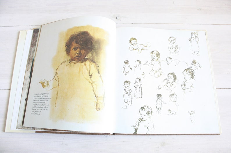 Cast Van Een Van Ons Book Hij Was Een Van Ons he Was One of Us by Rien Poortvliet - Etsy