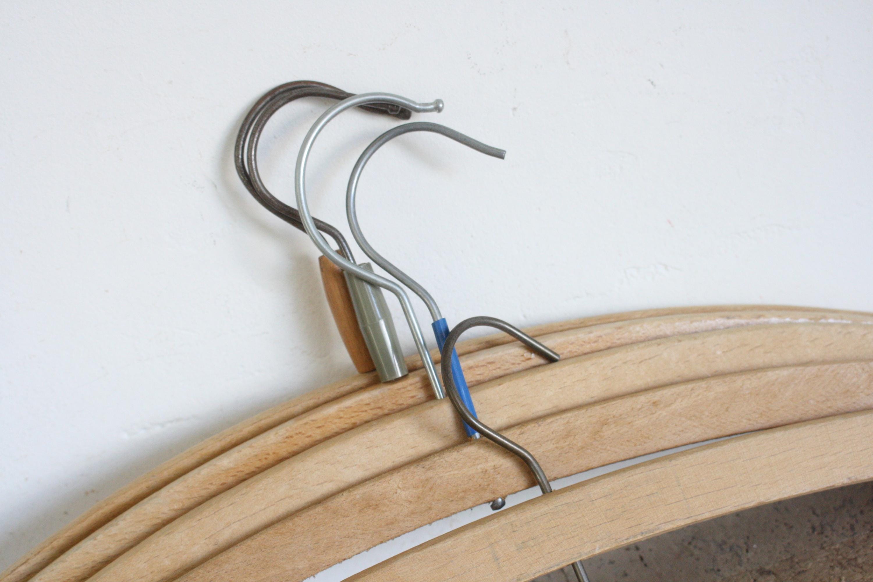 Five Vintage Wooden Clothes Hangers From the Fifties - Etsy