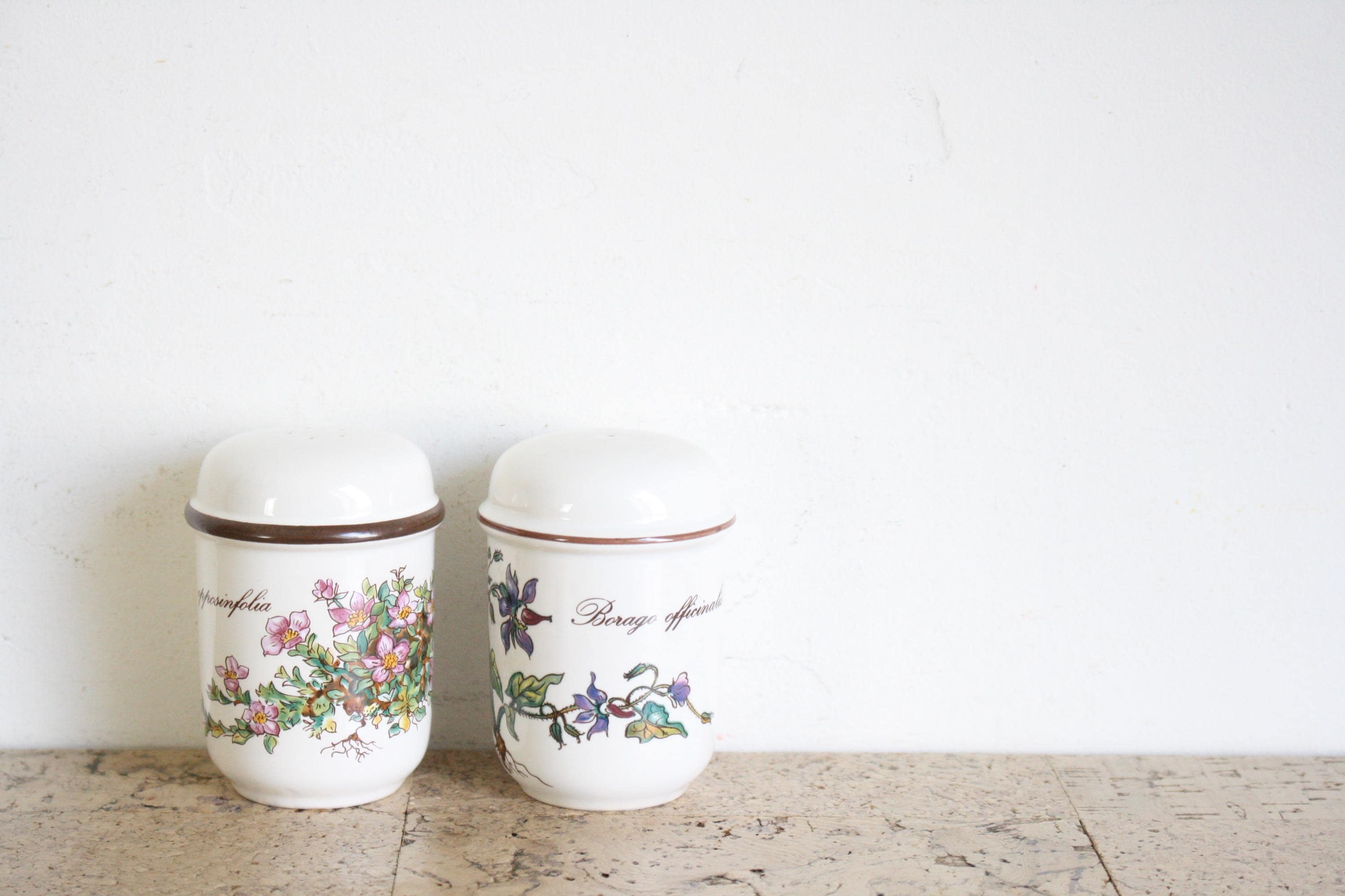ヴィンテージのビレロイ＆ボッホ ボタニカ ペッパー＆ソルトシェーカー