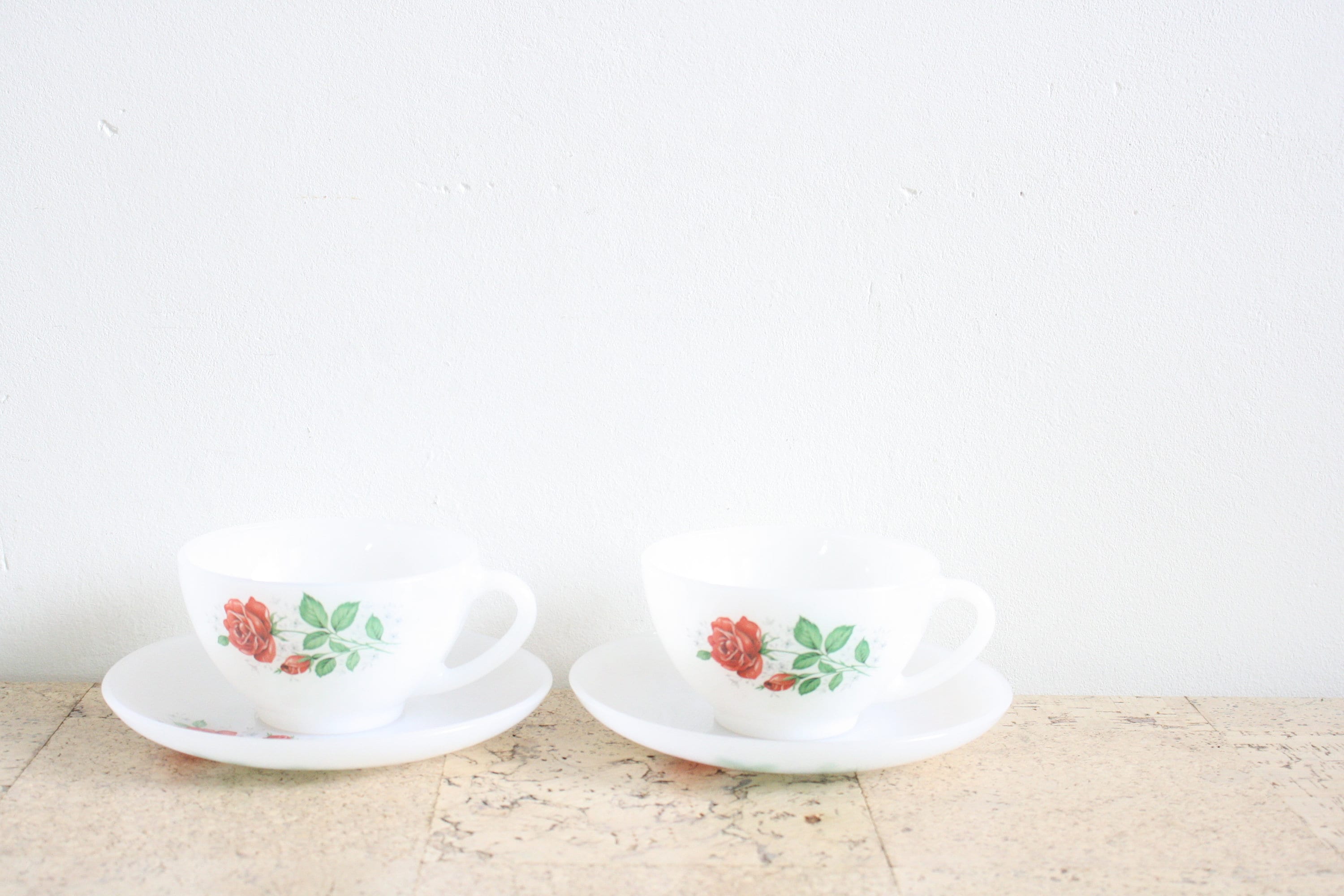 Arcopal tea cups - Etsy 日本