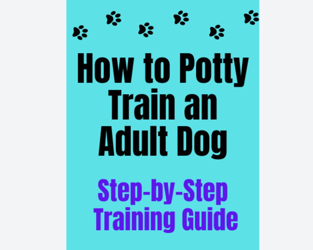 Potty Training an Adult Dog Potty Training Adult Dogs House Training