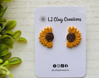 Sunflower Studs