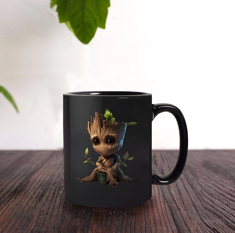 Groot Chibi Mug Guardians of the Galaxy Mugs Groot Funny Etsy