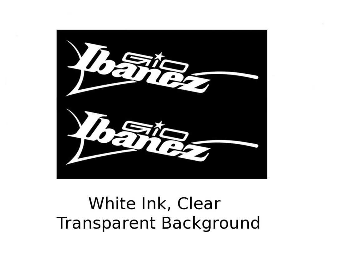 Ibanez Gio Guitar Decal Headstock Restoration Waterslide Decal Etsy