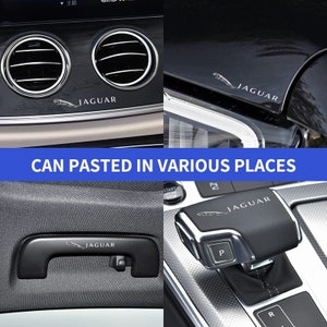 Jaguar Car Badge Emblem Auto Logo Decal Aluminum Metal Cut Logo M133-4 ...