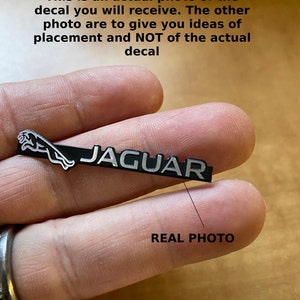 Jaguar Car Badge Emblem Auto Logo Decal Aluminum Metal Cut Logo M133-4 ...