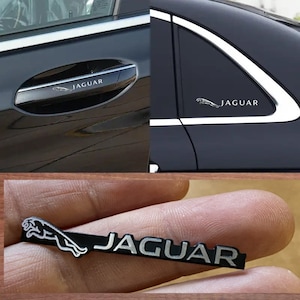Jaguar Car Badge Emblem Auto Logo Decal Aluminum Metal Cut Logo M133-4 ...