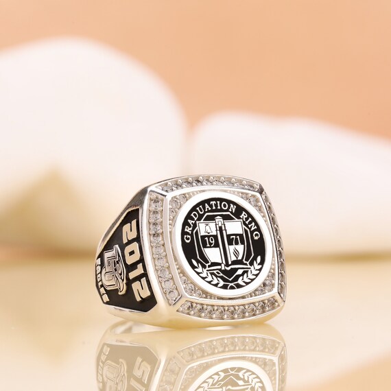 College Class Ring Graduation Gift for Her or Men Personalized