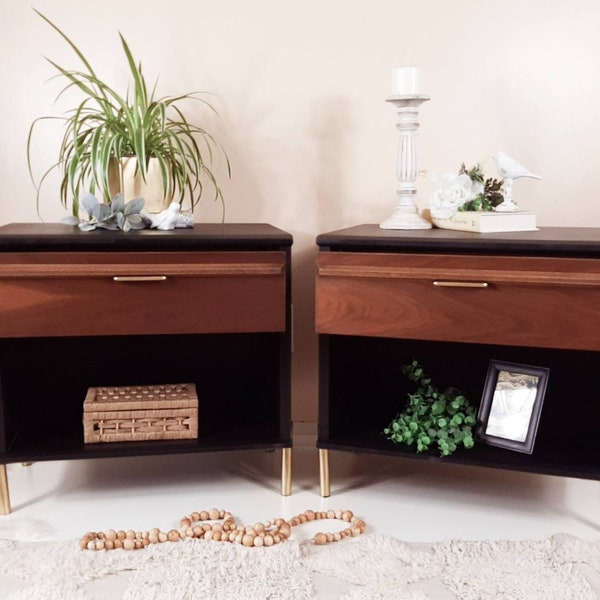 Night Stand Set of 2 Etsy