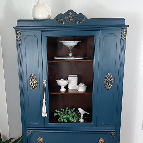 SOLD- Contact me for a custom china cabinet-