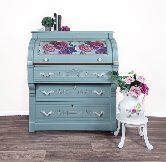 Roll Top Desk Dresser desk Antique Roll Top Shipping Additional