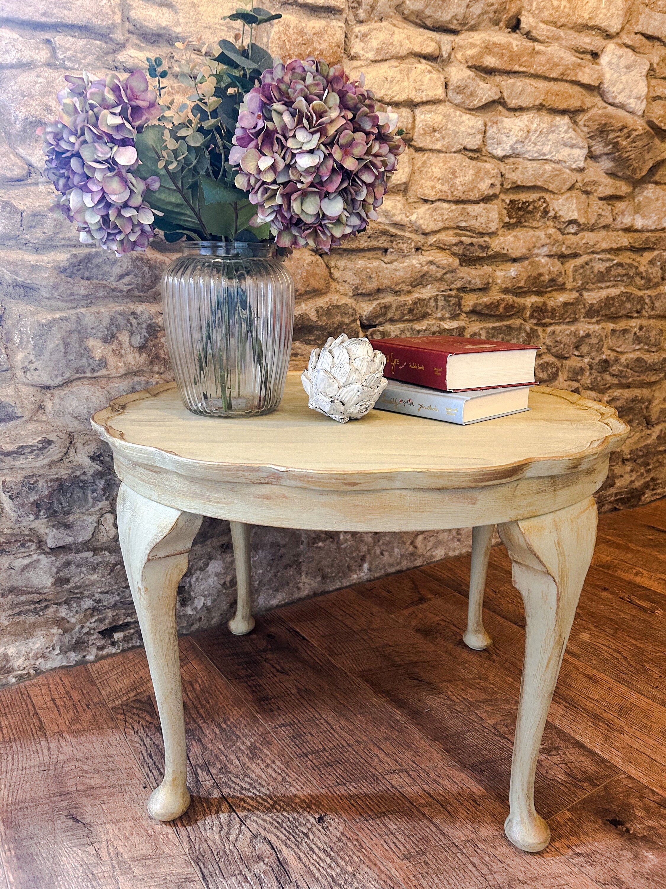 Shabby chic round coffee table deals