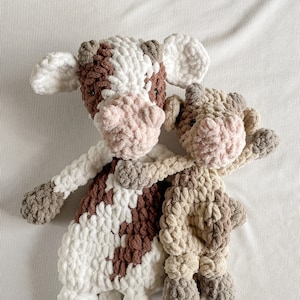 Crochet Cow Snuggler