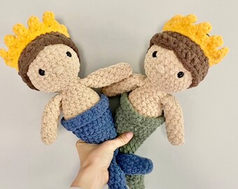 Crochet Mermaid Stuffy - MADE TO ORDER
