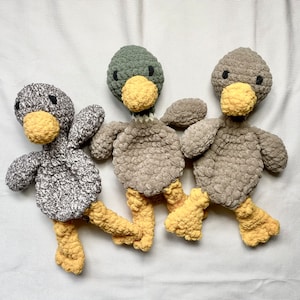 MADE TO ORDER Crochet Duck Snuggler
