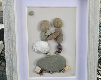 Rock Art Couple - Etsy