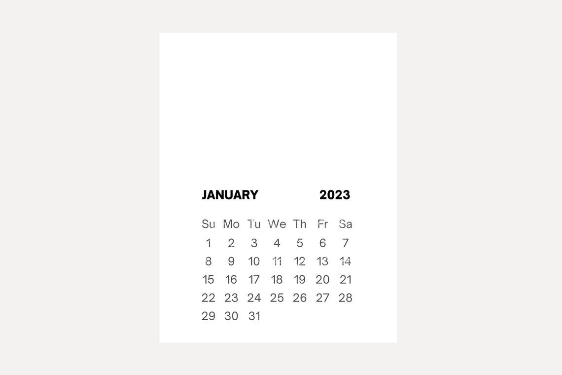 2023 Calendar Canva Template 100 Editable 2023 Planner Etsy