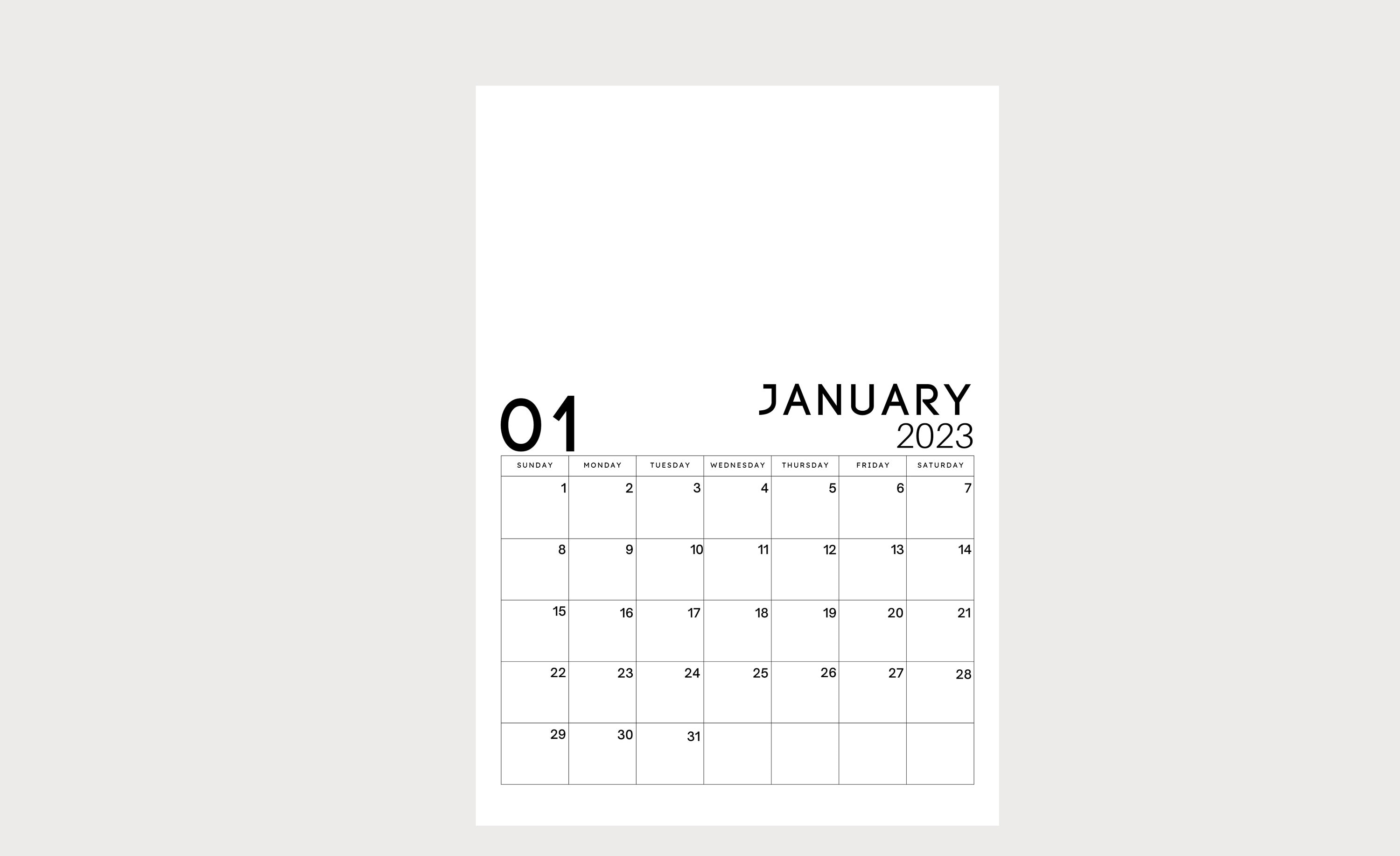 2023 Calendar Canva Template 100 Editable Etsy