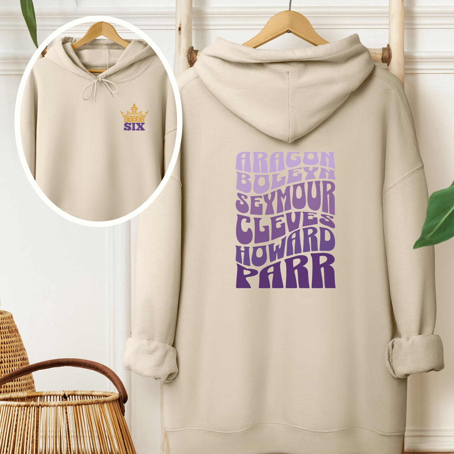 SIX BUNNIES ROCK 'N' ROLL FOREVER HOODIE