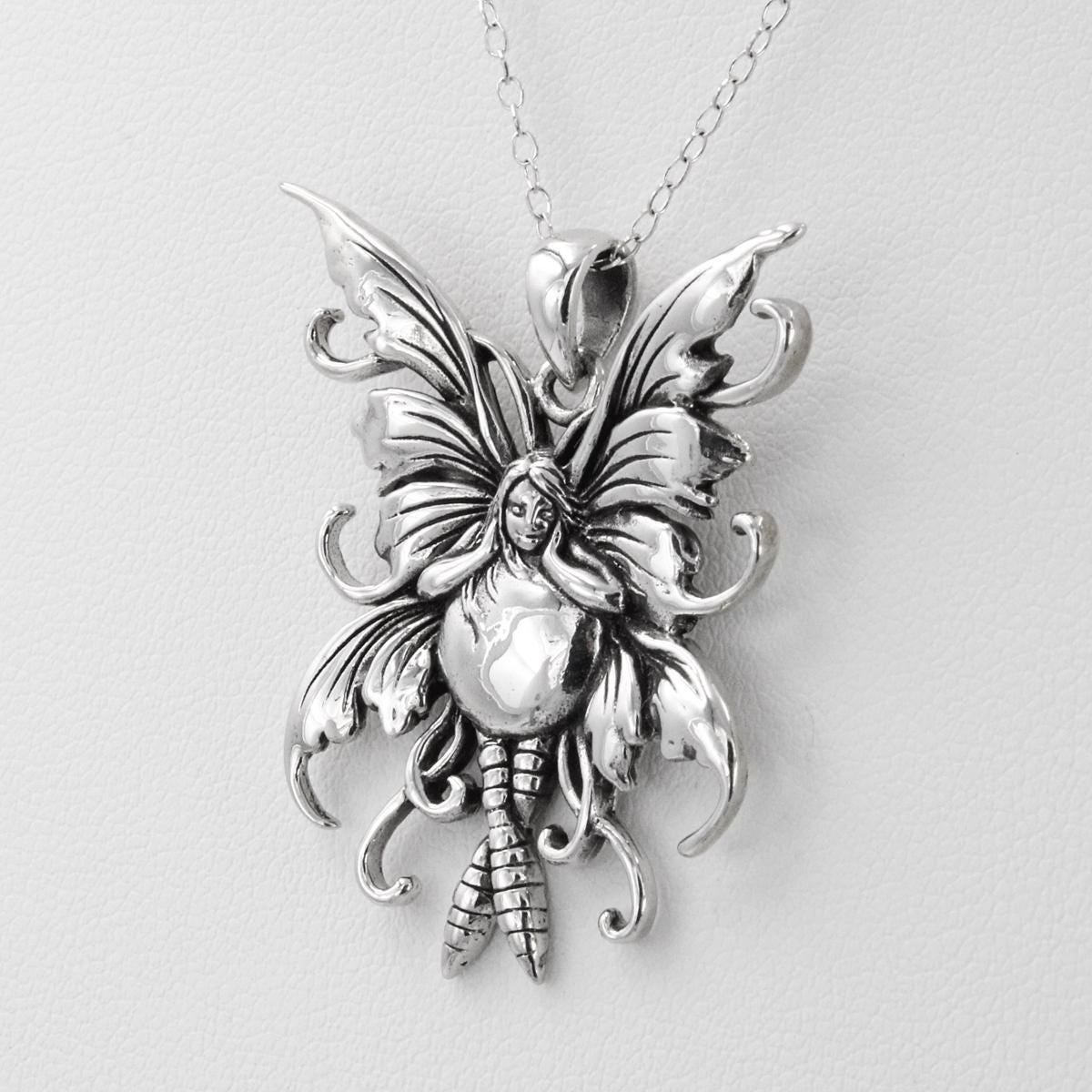 Pendentif Fée Rose Amy Brown - Argent Sterling 925, Créatif, Neuf Avec étiquettes