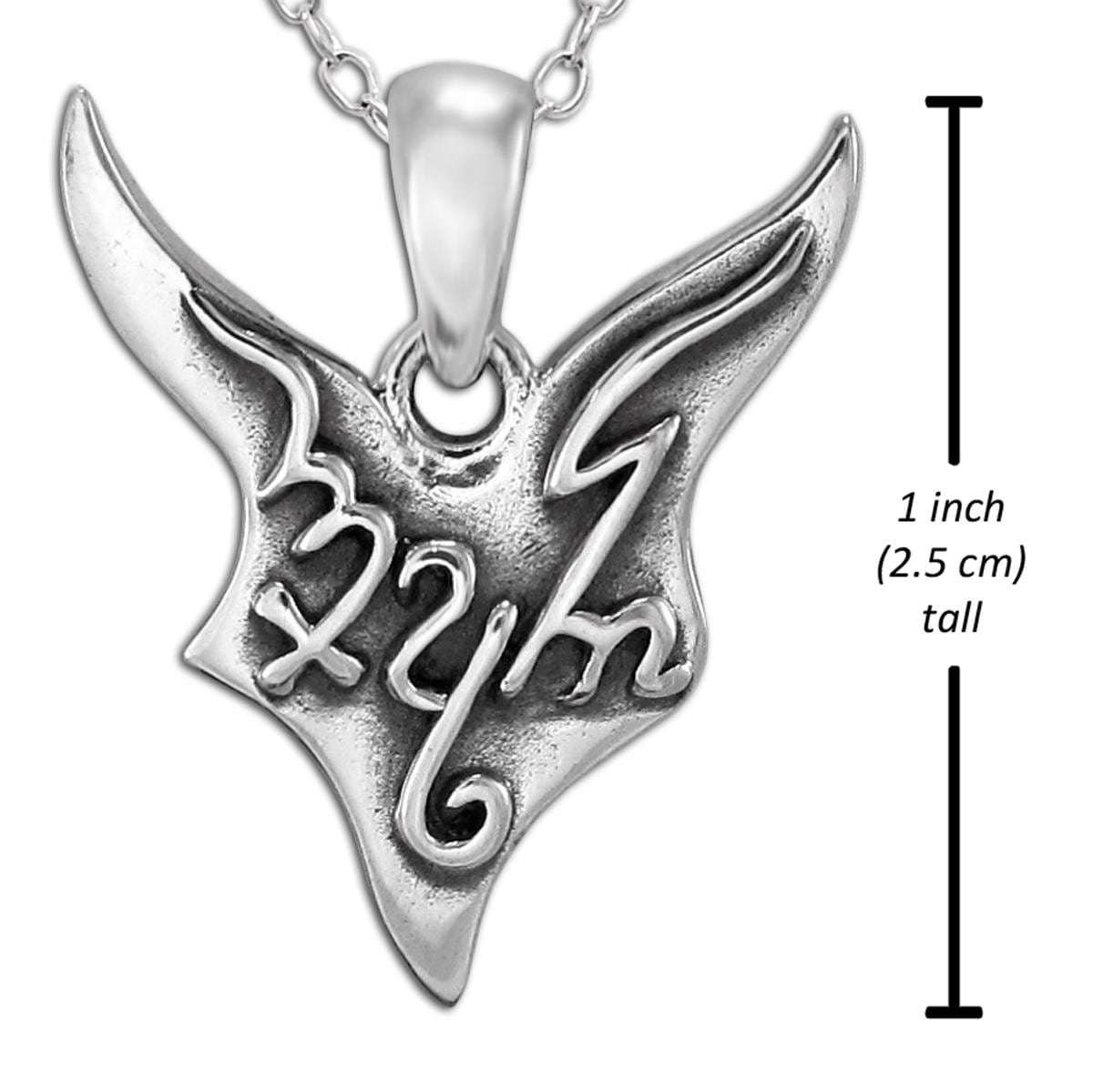 YFN Athena Collana in argento Sterling con ciondolo religioso