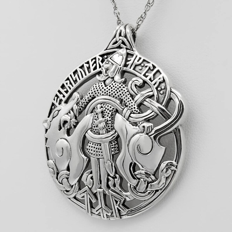 Solid Sterling Silver Norse Viking Jewelry for Men or Women