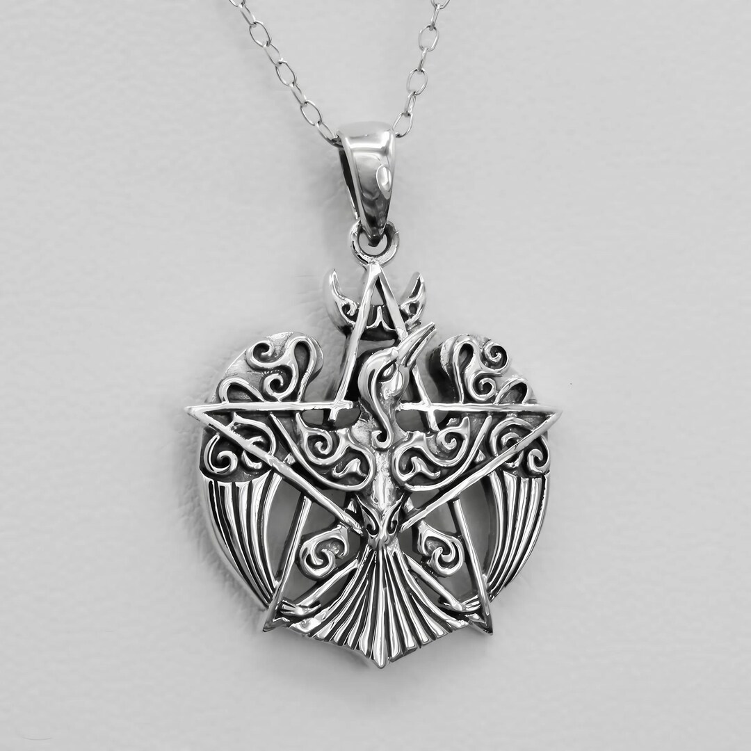 Ciondolo pentagramma in argento sterling 925, gioiello pentacolo a 5 punte con stella vintage, ciondolo occulto pagano wiccan - Italia Ciondolo pentagramma in argento sterling 925, gioiello pentacolo a 5 punte con stella vintage, ciondolo occulto pagano wiccan - Italia