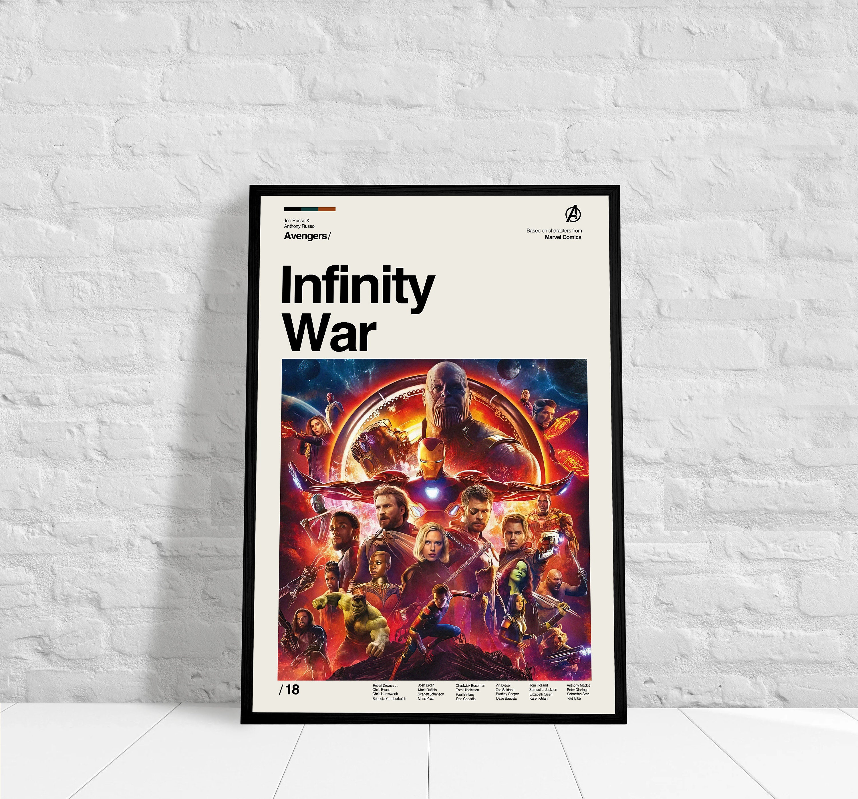 Infinity War - Avengers - Marvel Poster Designed &amp; Sold By BrucMartin
