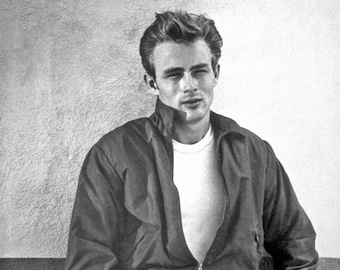 1955 Famous Celebrity JAMES DEAN Glossy 8x10 or 11x14 Photo 'Rebel Without a Cause' Print Hollywood Actor Poster