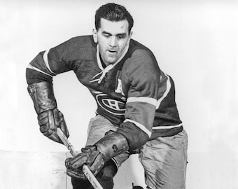 Hockey Legend MAURICE RICHARD Glossy 8x10 or 11x14 Photo Montreal Canadiens Print Poster HOF 61