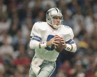 Hall of Famer TROY AIKMAN Glossy 8x10 Photo Dallas Cowboys Print Football Poster HOF 2006