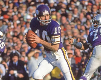 Minnesota Vikings FRAN TARKENTON Glossy 8x10, 11x14 or 16x20 Photo Print Football Poster HOF 86