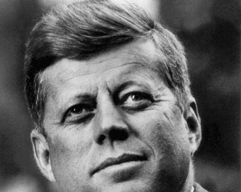 35th US President JOHN F KENNEDY Glossy 8x10 or 11x14 Photo Print United States Poster