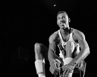 Basketball Legend WILT CHAMBERLAIN Glossy 8x10 or 11x14 Photo Kansas Jayhawks Print Poster