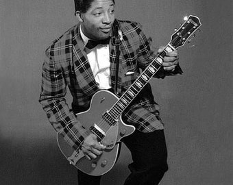 Famous Rock Guitarist BO DIDDLEY Glossy 8x10 or 11x14 Photo Singer Print Celebrity Poster