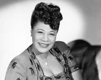 Famous Jazz Singer ELLA FITZGERALD Glossy 8x10 or 11x14 Photo Print Celebrity Poster