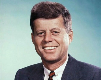 35th US President JOHN F KENNEDY Glossy 8x10 or 11x14 Photo Print United States Poster