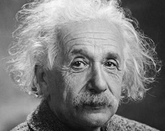 Genius Inventor ALBERT EINSTEIN Glossy 8x10 or 11x14 Photo Science Print Poster