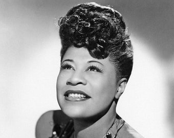 Famous Jazz Singer ELLA FITZGERALD Glossy 8x10 or 11x14 Photo Print Celebrity Poster