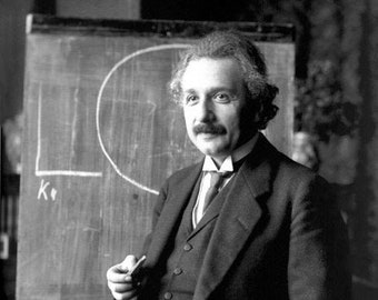 Genius Inventor ALBERT EINSTEIN Glossy 8x10 or 11x14 Photo Science Print Poster