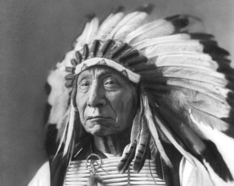 Sioux CHIEF RED CLOUD Glossy 8x10 or 11x14 Photo Print Native American Poster