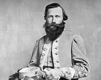 Confederate General JEB STUART Glossy 8x10 or 11x14 Photo Print Civil War Poster