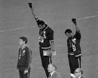1978 Summer Olympics TOMMIE SMITH Glossy 8x10 or 11x14 Photo Mexico Print Black Power Salute