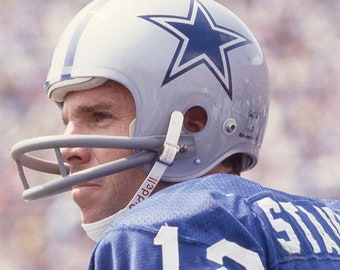Dallas Cowboys ROGER STAUBACH Glossy 8x10 or 11x14 Photo Print Football Poster HOF 85