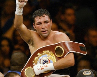 WBO Middleweight Champion OSCAR De La HOYA Glossy 8x10 or 11x14 Photo Print Boxing Legend Poster