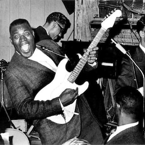Blues Singer HOWLIN WOLF Glossy 8x10 or 11x14 Photo Jazz Legend Print Guitarist Poster