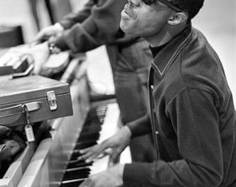 Stevie Wonder Glossy Photo, Iconic Soul Singer Print