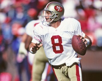 San Francisco 49ers STEVE YOUNG Glossy 8x10 or 11x14 Photo Print Football Poster HOF 2005