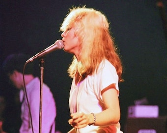 Famous Rock Singer DEBBIE HARRY Glossy 8x10 or 11x14 Photo BLONDIE Band, Print Celebrity Poster