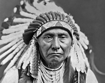 CHIEF JOSEPH Glossy 8x10 or 11x14 Photo Nez Perce Print Native American Poster